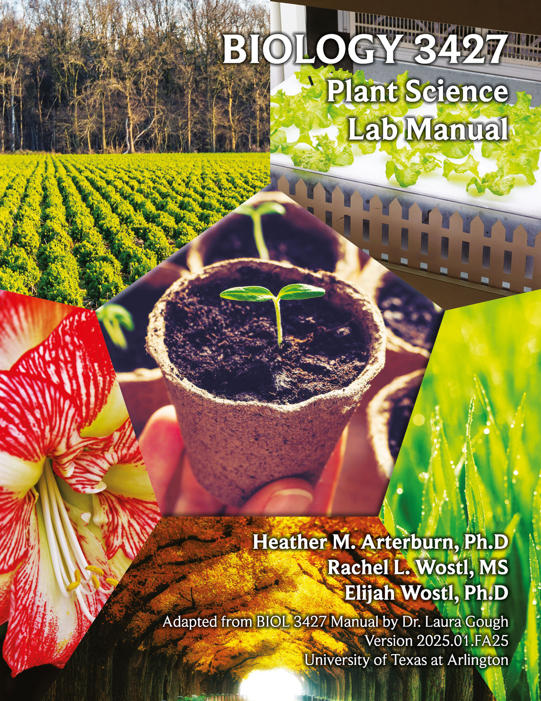 UTA BIOL 3427 Lab Manual, Fall 2025