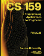 PURD CS 159 C Programming for Engineers, Fall 2026