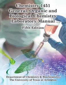 UTA CHEM 1451 Lab Manual, 5th edition