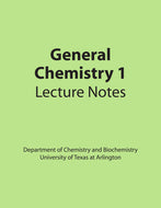UTA CHEM 1441 General Chemistry 1 Lecture Notes